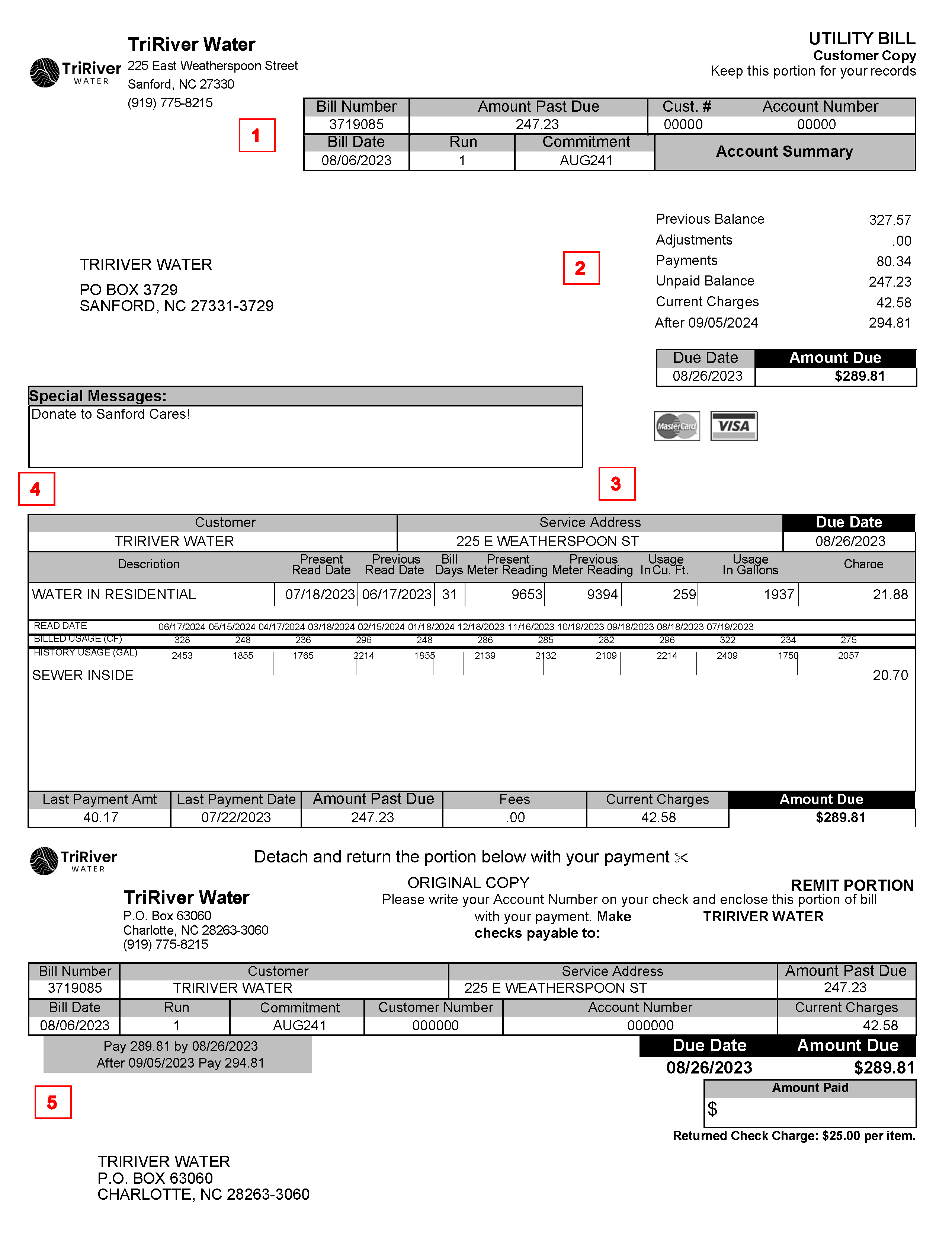 Sanford Bill Example